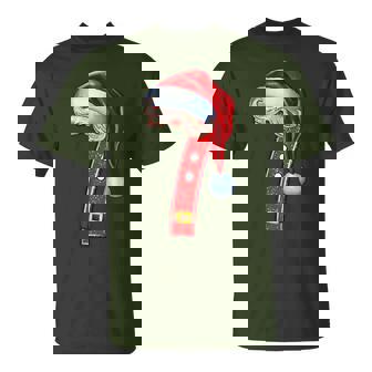 7 & 6 Meme Elf Santa Couple Matching Christmas Couples T-Shirt - Monsterry