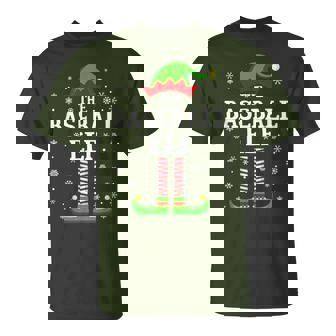 Baseball Elf Christmas Family Matching T-Shirt | Seseable FR