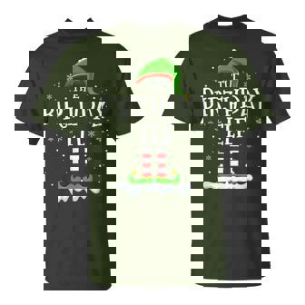 Birthday Elf Squad Xmas Family Matching Group Christmas Elf T-Shirt - Thegiftio