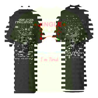 Black Labrador Christmas Probably Just Gonna Jingle Im Tired T-Shirt - Monsterry