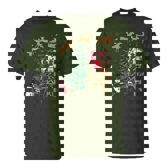 Camo Santa Christmas Deer Hunting Camouflage Hunter T-Shirt - Thegiftio