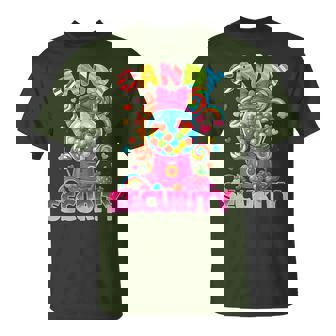 Candy Land Costume Candy Crew Security Christmas T-Shirt - Thegiftio