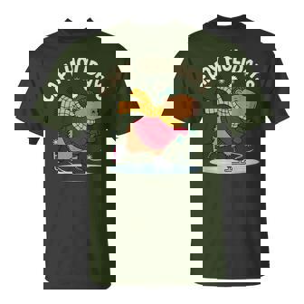 Capy Holidays Ice Skating Capybara Xmas Christmas T-Shirt | Mazezy