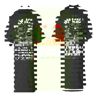 Capybara Most Likely To Drink All The Pitorro Xmas T-Shirt | Mazezy