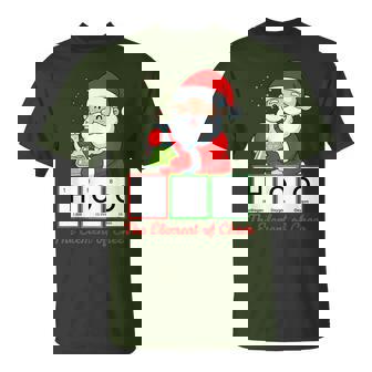 Chemistry Santa Element Of Cheer Christmas Science Teacher T-Shirt - Thegiftio