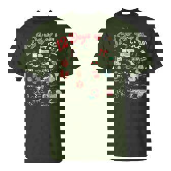 Christmas 12 Days Of Ct Technologist Cat Scan Radiology Xmas T-Shirt - Monsterry