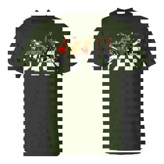 Christmas Capybara Reindeer Santa Capy Xmas Animal Lovers T-Shirt - Monsterry