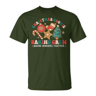 Christmas Cookie Baking Crew Baking Memories Together T-Shirt - Seseable