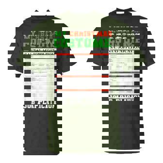 My Christmas Costume Santa Job Application Employment T-Shirt - Monsterry