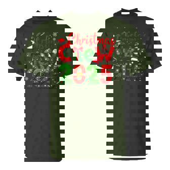 Christmas Crew 2025 Snowman Xmas Family Matching Men T-Shirt - Seseable