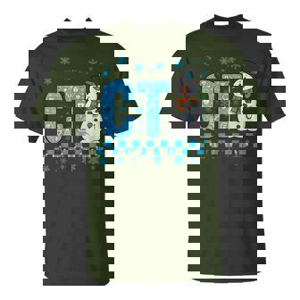 Christmas Ct Scan Snowman Cat Scan Radiology Department T-Shirt - Thegiftio