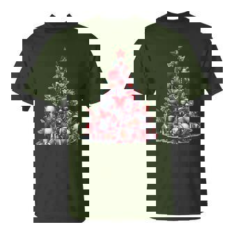 Christmas Football Tree Boys Christmas Football Player T-Shirt | Mazezy