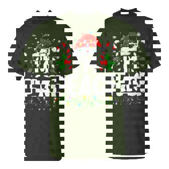 Christmas I Come In Peace Couple Matching Women T-Shirt - Monsterry