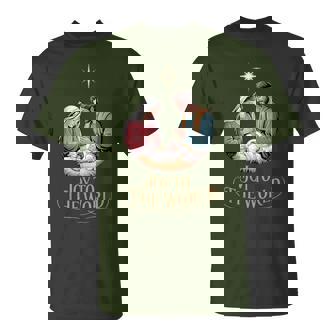Christmas Nativity Christian Birth Of Jesus Joy T-Shirt - Monsterry