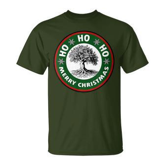 Christmas Olive Tree Mediterranean Food Lovers T-Shirt - Thegiftio UK