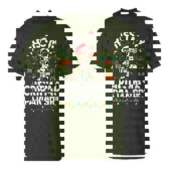 This Is My Christmas Pajama Christmas Cow Lights T-Shirt | Seseable CA