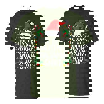 This Is My Christmas Pajama Holiday Xmas Pajama T-Shirt - Thegiftio