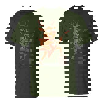 Christmas Rock Guitar Rocking Santa Xmas T-Shirt | Seseable FR