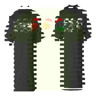 Christmas Santa Football Basketball Soccer Ice Cream Drip T-Shirt - Monsterry