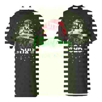 Christmas Squad Santa Hat Matching Family Pajama Little T-Shirt - Monsterry