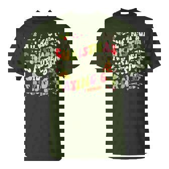 Christmas Students Stop Saying 6 7 Six Seven Meme Teacher T-Shirt | Mazezy