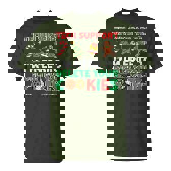 Christmas Tech Support Delete Cookies Xmas Women T-Shirt - Seseable