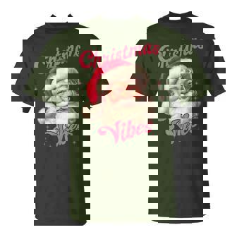 Christmas Vibes Skibidi Rizzmas Santa Vintage T-Shirt - Seseable
