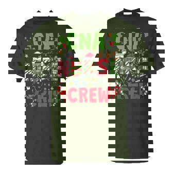 Cna Nurse Christmas Crew Cna Xmas Nurses Group Pajama T-Shirt - Monsterry