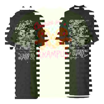 Cookies For Krampus Gothic Christmas T-Shirt - Seseable