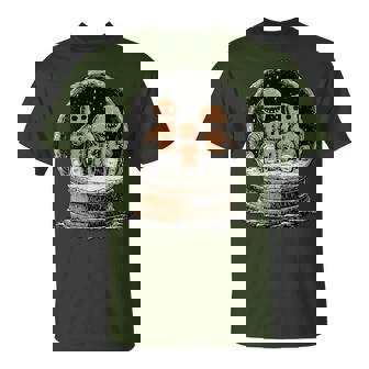 Creepy Gingerbread Cookies Goth Winter Gothic Christmas Snow T-Shirt - Thegiftio