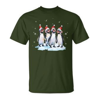 Cute Animal Christmas Holiday Penguin Accessories Girls T-Shirt - Thegiftio