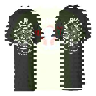 Cute Christmas Cat Santa Helper Merry And Bright Holiday T-Shirt - Monsterry