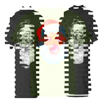 Cute Santa Bubble Gum For N Little Girls Christmas T-Shirt - Monsterry