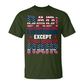 Dad Who Have Everything Except Hair Pjs Christmas Xmas Men T-Shirt - Thegiftio UK