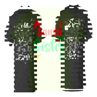 Dear Santa My Sister Did It Christmas Brother Matching T-Shirt | Seseable FR