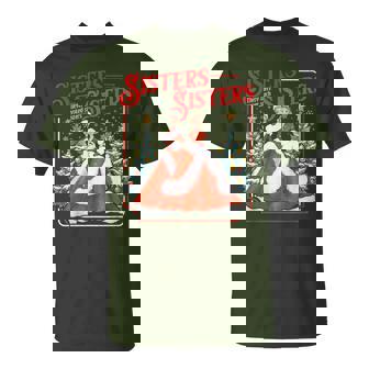 Devoted Sisters White Xmas Merry Christmas Snowflake Holiday T-Shirt | Seseable FR