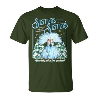 Devoted Sisters White Xmas Merry Christmas Snowflake Holiday T-Shirt - Thegiftio UK