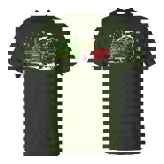 Dinosaur Christmas T Rex Pajamas Xmas Lights T-Shirt - Monsterry