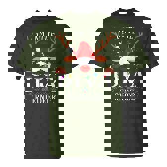 I Am The Diva Reindeer Christmas Family T-Shirt - Thegiftio