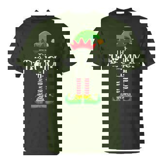 Dog Mom Elf Christmas Family Matching Love Elf Xmas T-Shirt | Mazezy