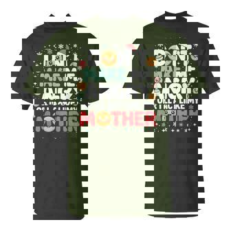 Don’T Make Me Angry Retro Christmas Family Pajamas For Mom T-Shirt | Mazezy