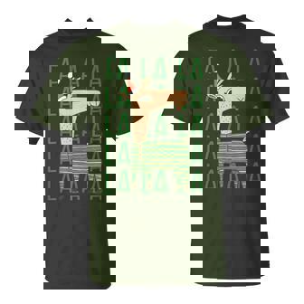 Fa La La La La Llama Christmas Pajama Meme T-Shirt | Seseable CA