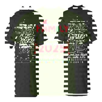 Family Christmas 2025 Love Laughs And Lights Holiday Xmas T-Shirt | Mazezy