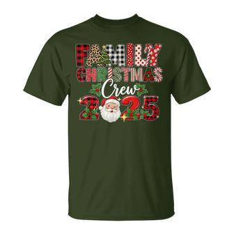 Family Christmas Crew 2025 Santa Xmas Family Matching Pajama T-Shirt - Thegiftio UK