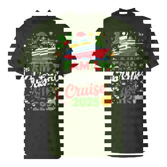Family Christmas Cruise 2025 Matching Vacation Outfit T-Shirt - Seseable