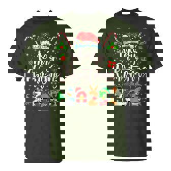 Family Crew Christmas Squad 2025 Xmas Matching Pajamas T-Shirt - Seseable