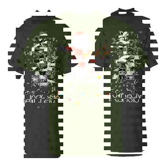 Feral And Festive Raccoon Christmas Feral Raccoon T-Shirt | Mazezy