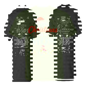 First Christmas As A Mom New Mommy Holiday Celebration T-Shirt | Mazezy