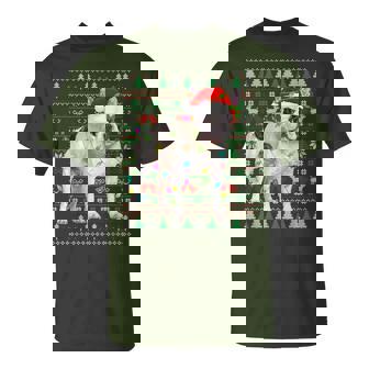 French Bulldog Christmas Pajama Ugly Sweater Santa Xmas T-Shirt - Thegiftio