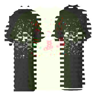 French Bulldog Christmas Socks Xmas Pajama Dog Lovers T-Shirt - Seseable